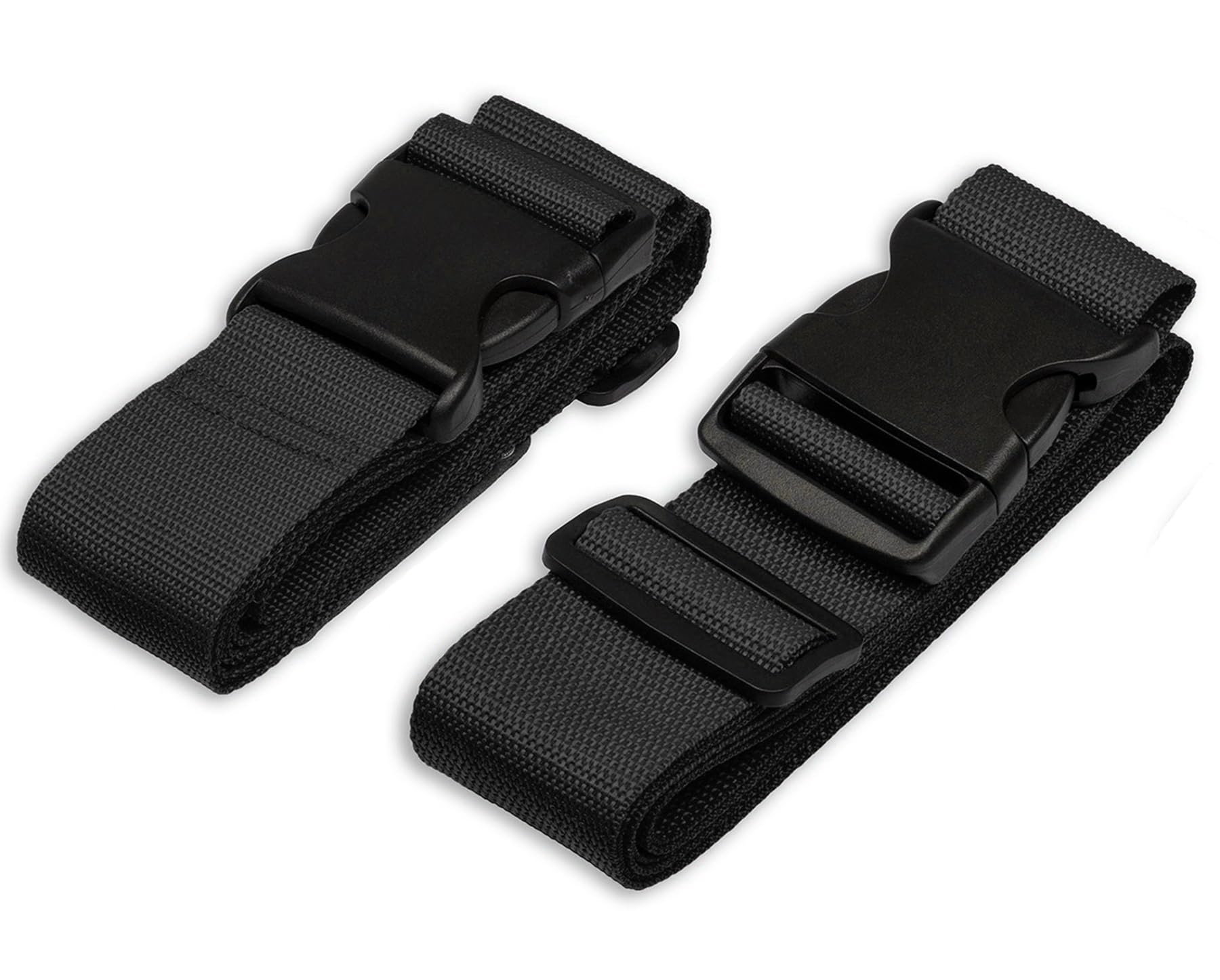 Koffergurte Set 10-teilig - Auffällige Reisebänder In Signalgrün Mit Praktischen Radschonern