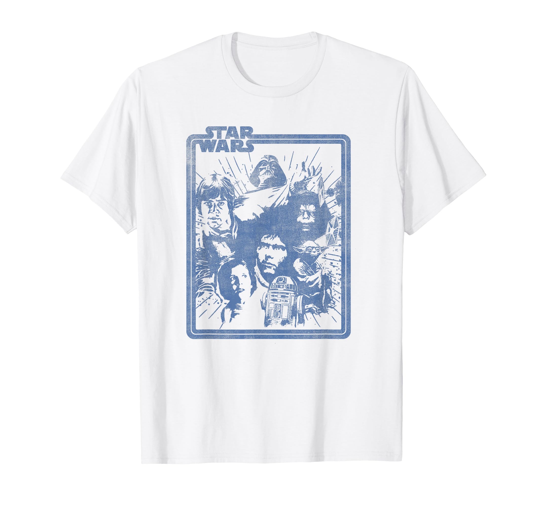 Star Wars t-shirt au graphisme retro contrasté box up unique - 2