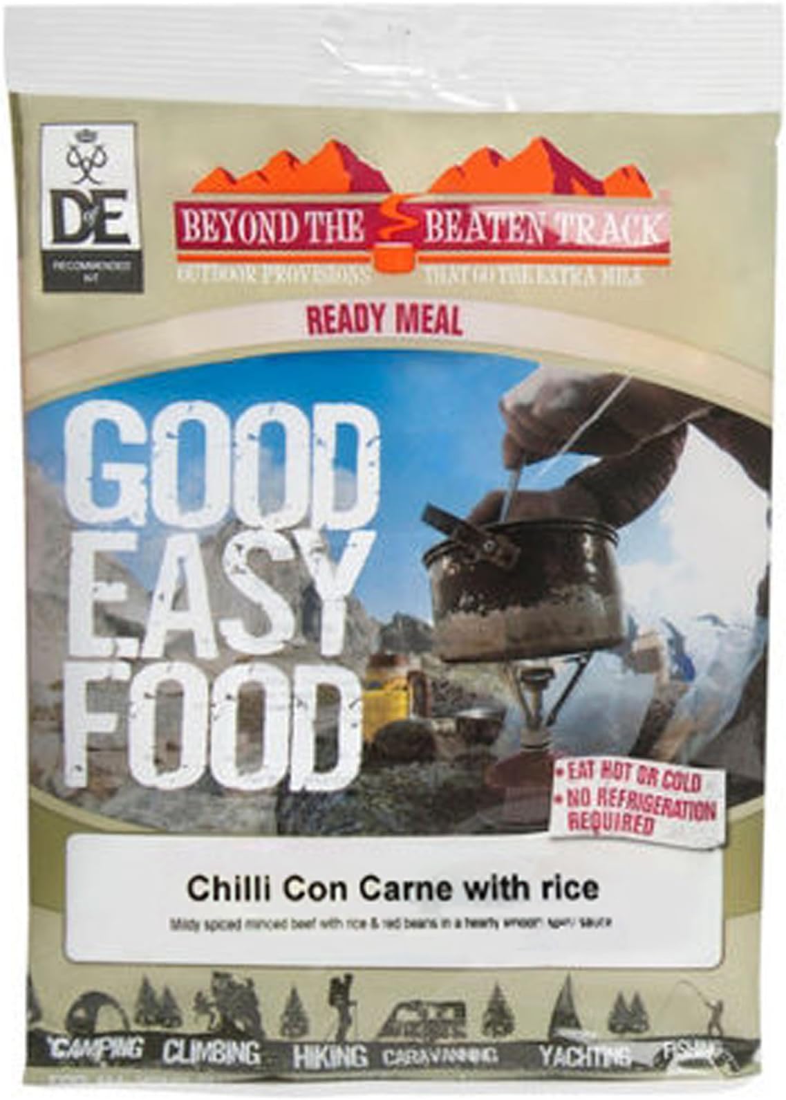 Beyond The Beaten Track Fw Chilli Con Carne/Rice (Df) Ready Meal Kit - Silver, Medium