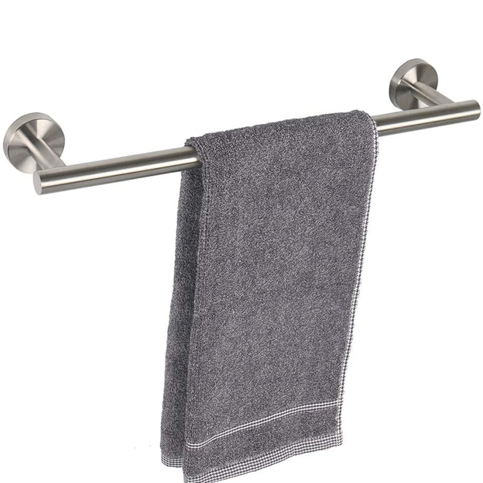 Barre de serviette en acier inoxydable brossé 30 cm de qualité premium pour salle de bain
