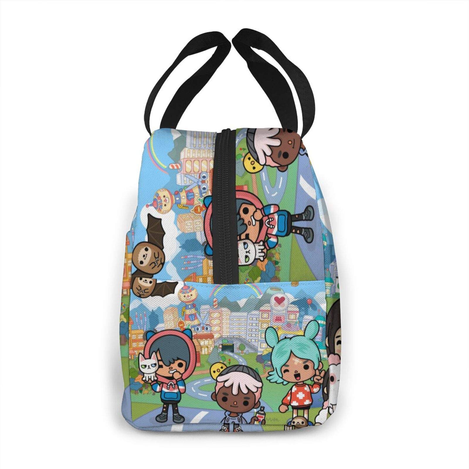 Zhousongst Toca Life World Portable Insulated Lunch Bag Picnic Bags Box with Front Pocket Buy