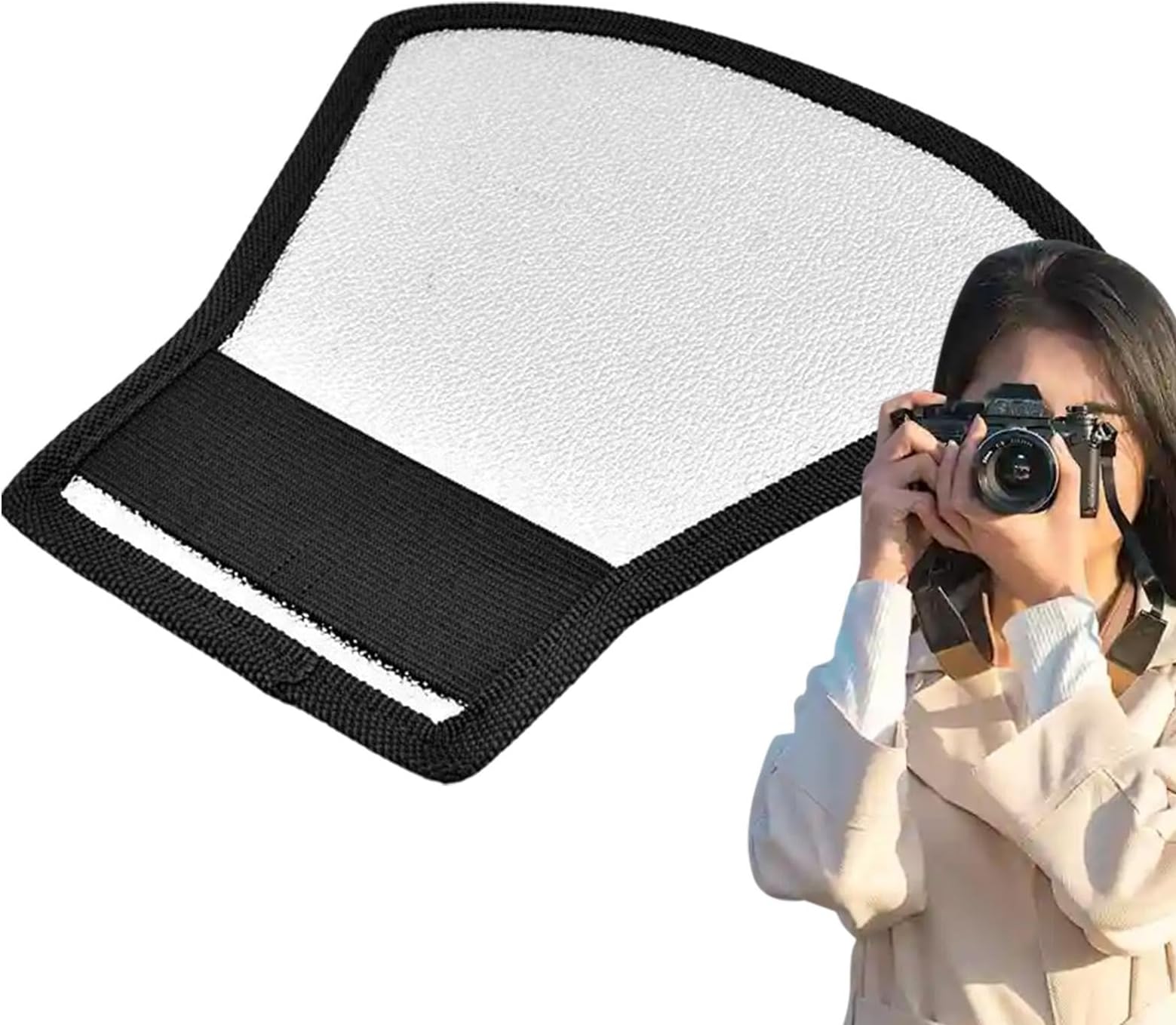 Bavokon - Macro Flash Diffuser | Camera Photography Reflector, Lighting Enhancer, Portable Camera Accessories, Camera Flash Reflector for Studio, Weddings
