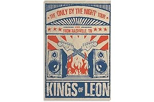 Kings of Leon (4) Canvas Posters - Vibrant Wall Art to Elevate Your Living Spaces