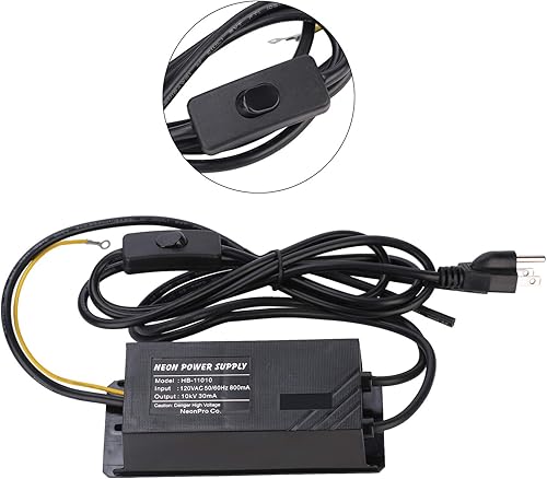 Miniatura 2 de Señales de neón Transformador Lichtenberg Máquina de combustión de madera Fuente de alimentación para letrero de neón de vidrio Luz de neón