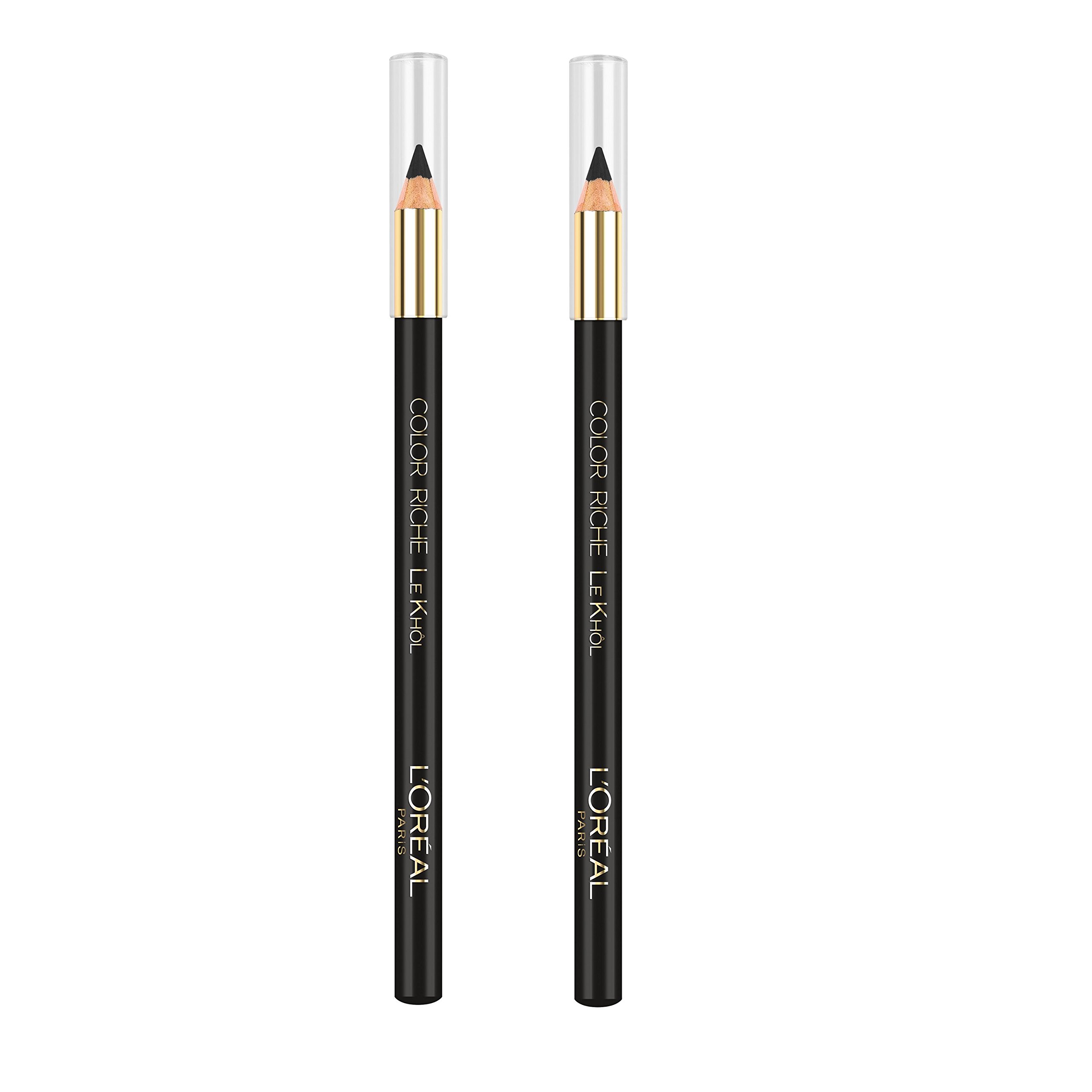 L'Oréal Paris - Crayon Eye-Liner Color Riche Le Khôl 101 Midnight Black - Pack of 2