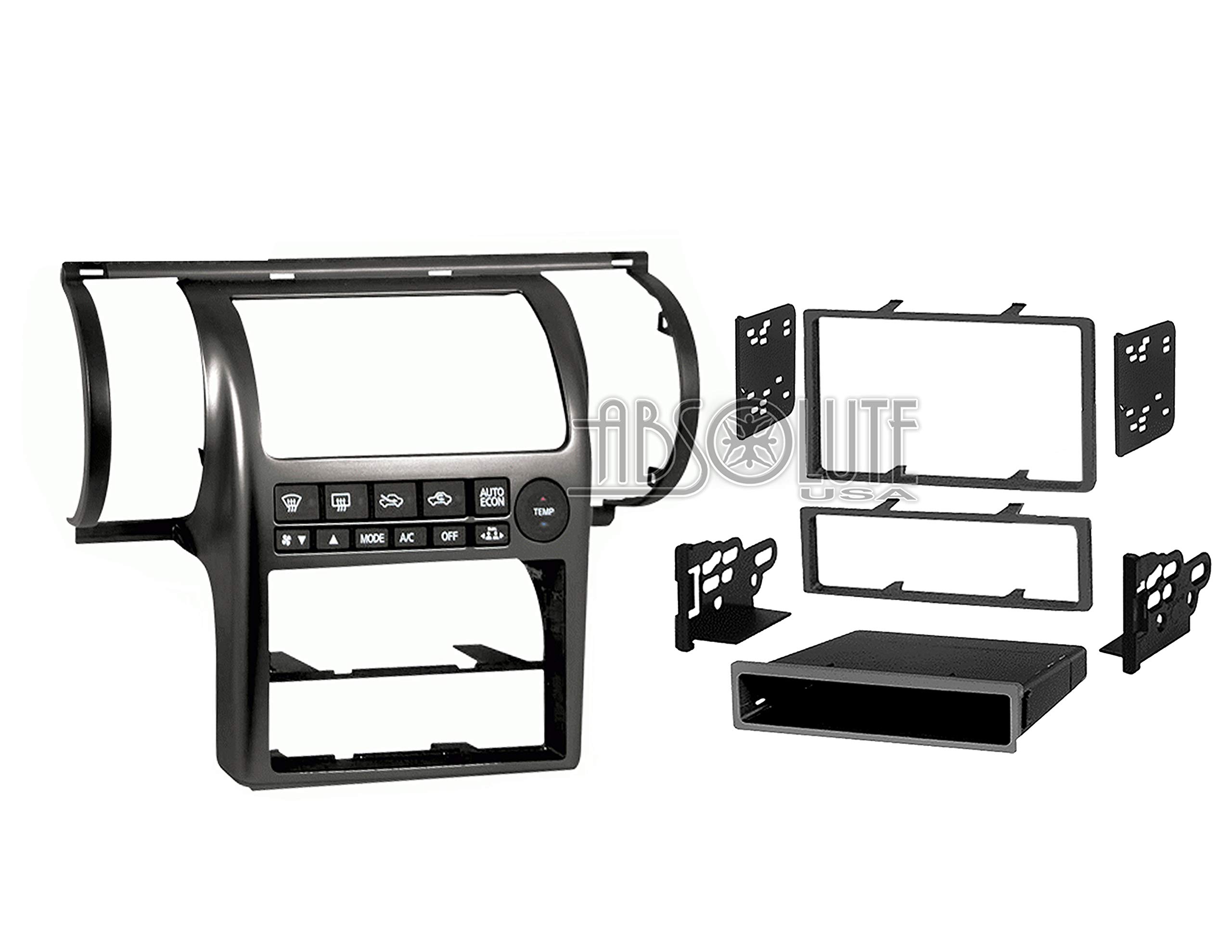 Absolute USA ABS99-7604 Kit d'installation radio pour tableau de bord Compatible avec Infiniti G35 Sedan 2003–2004