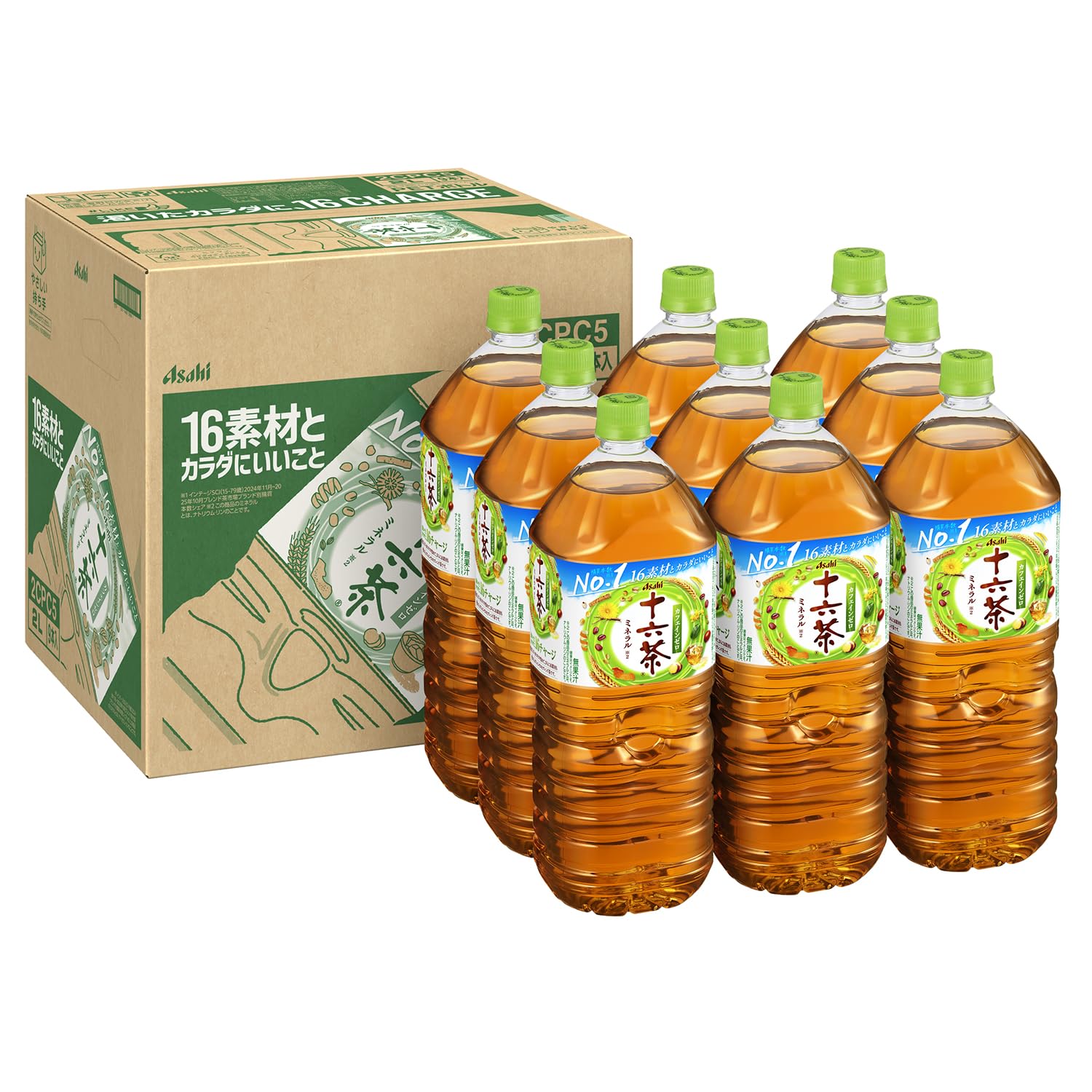 アマゾン限定】アサヒ十六茶2L×9本 ノンカフェイン