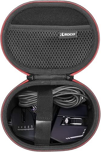 RLSOCO Funda para ratón Mad Catz Rat Rat AirRata 8Rata 9Rata 7Rat Pro x3Rat dws Ratón inalámbrico y con cable (solo funda de transporte)