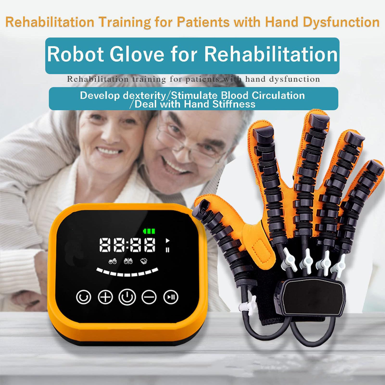 Guanti robotici per la Riabilitazione e l'allenamento delle Dita, Dispositivo ortesico per disfunzioni della Mano dovute a Ictus e artrite.