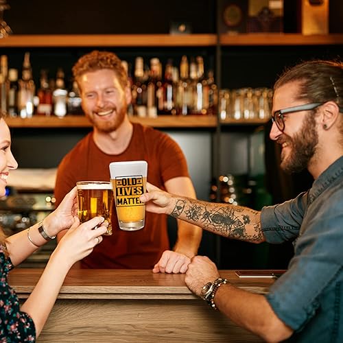 Miniatura 8 de Old Lives Matter - Juego de 2 vasos de cerveza para hombres, regalo de cumpleaños para hombres, juego de regalo de cumpleaños para hombres, vida