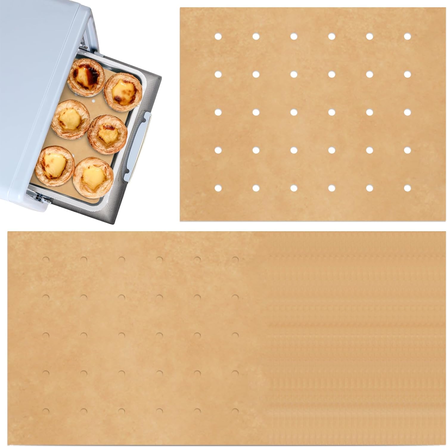 Numola Air Fryer Parchment Paper Liners, 9X11 Inch