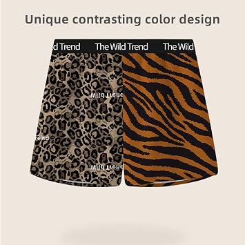 Mens Boxers 3-pack Men's Trendy Leopard Print Boxer Shorts - Loose Fit, Casual & Sexy Underwear For Boys And Men-a-l