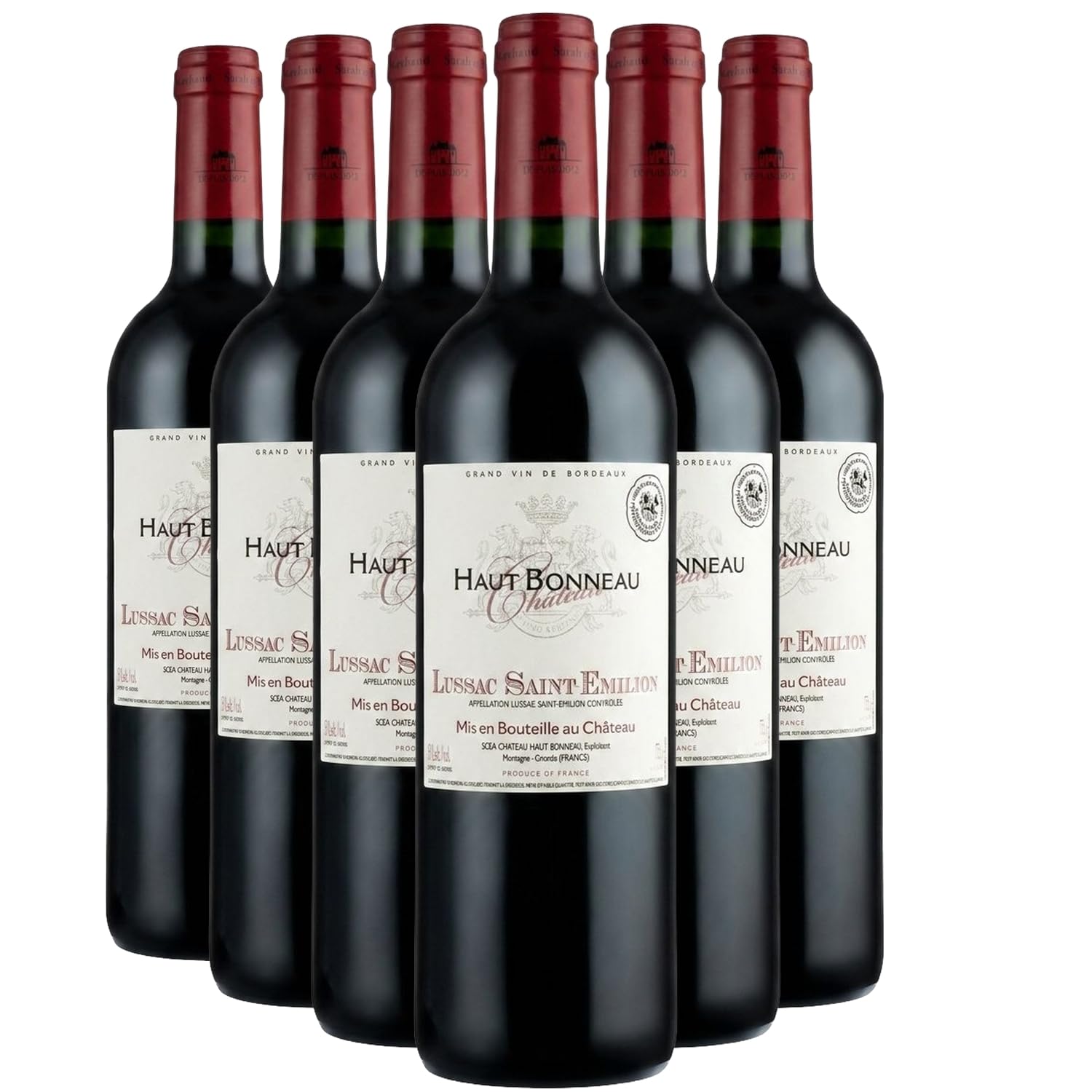 Château Haut-Bonneau Lussac-Saint-Emilion - Rouge 2024 - Vin Rouge de Bordeaux (6x75cl)