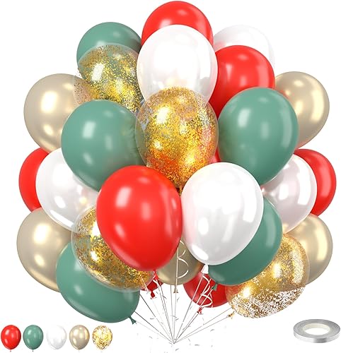 Miniatura 31 de Globos Arcoíris, 60 Piezas Globos Coloridos, Globos Rosa Fuerte Mate Verde Azulado Azul Verde Naranja Amarillo Dorado Para Cumpleaños Baby Shower