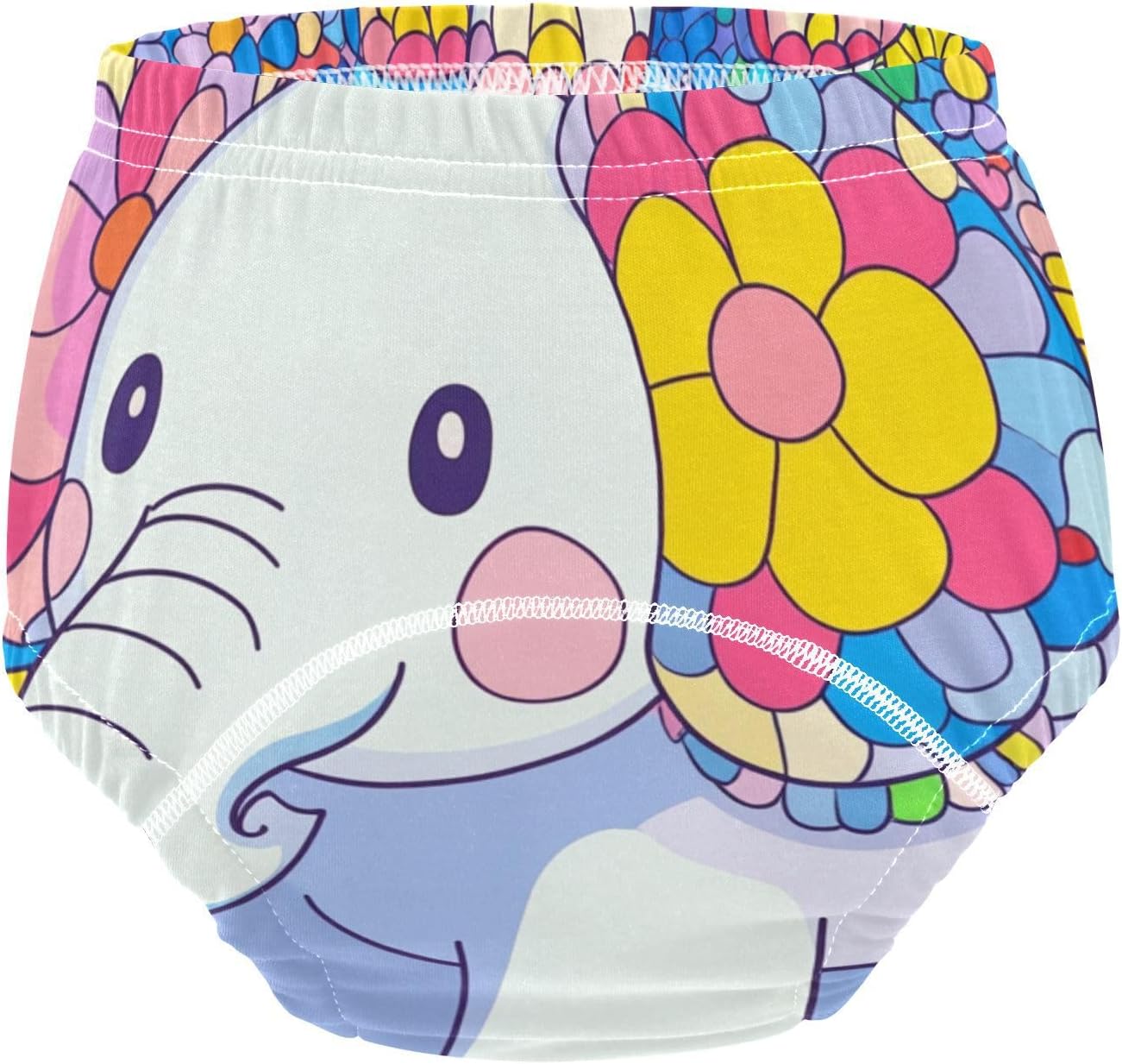 Baby Potty Training Must Haves Pants Absorb Water Nighttime Potty Training Underwear Breathable Underwear for Kids 3T Cute Elephants Boho Flowers