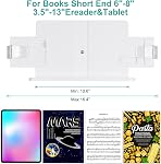 PATIKIL Book Stand for Reading, Metal Reading Rest Book Holder with Page Clips, Height Angle Adjustable, 360° Rotating Arm Suitable for Sheet Music, Laptop
