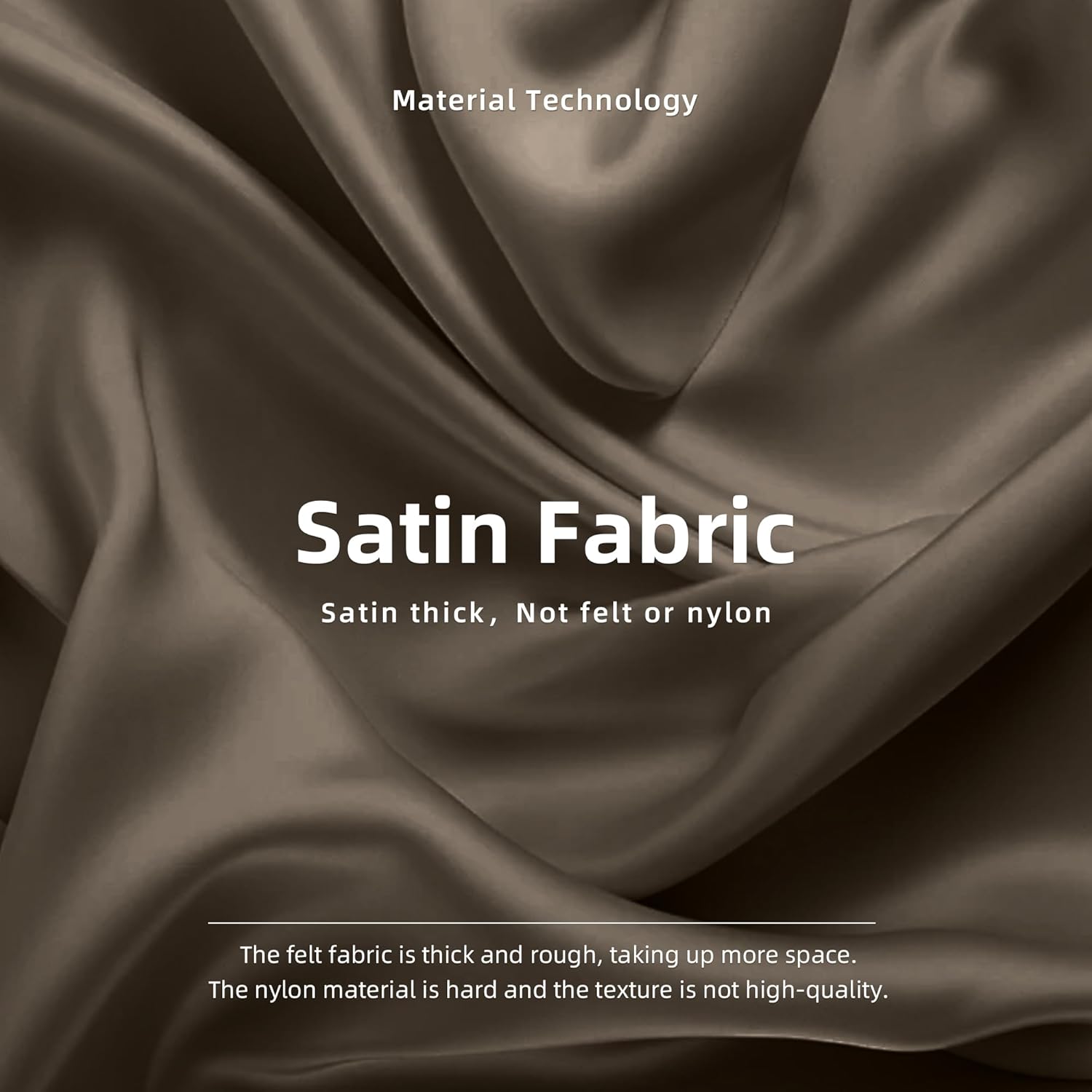 DGAZ Purse Organizer Silky Smooth,Silk,Luxury Handbag Tote in Bag Shapers, Women- Fits Birkin25/30/35/40 Bags (Etoupe grey, BK25) - Image 2