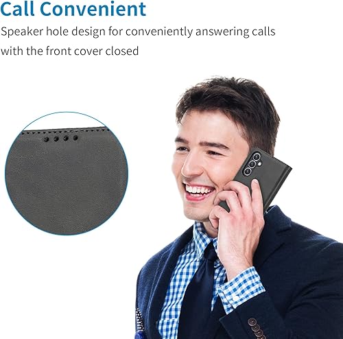 Miniatura 4 de Havaya Funda para Samsung Galaxy A54 5G - Ranuras para tarjetas de crédito - Negro