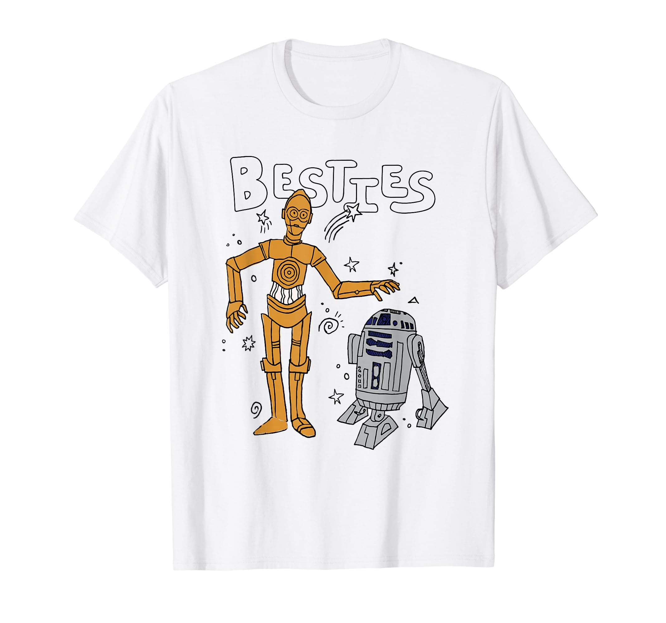 Amazon | スターウォーズR2-D2とC-3POのベスト。 Tシャツ | Tシャツ
