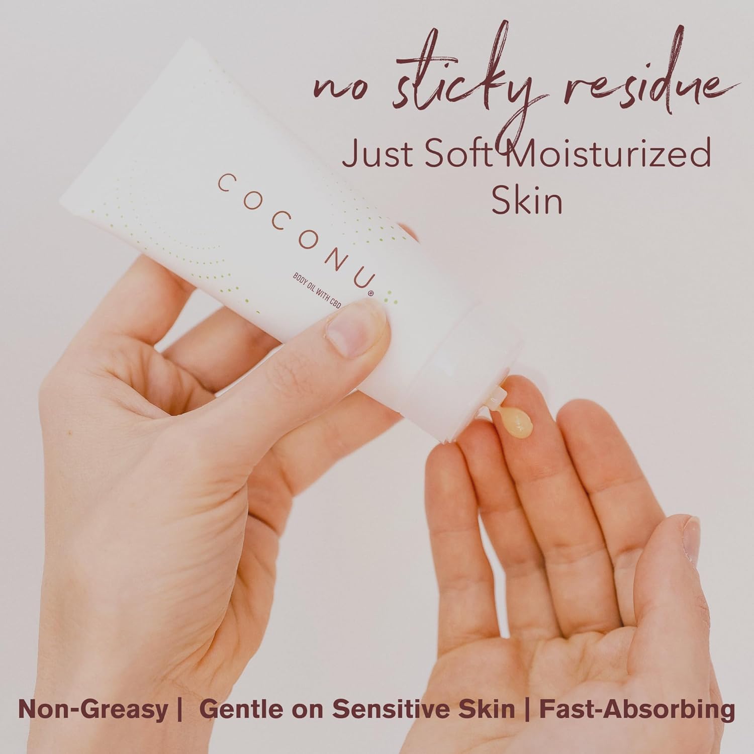 Coconu Hemp Infused Moisturizing Oil | Organic Coconut Oil Formula | Nourishing Skin Oil | Fragrance-Free | 3 oz - Image 6