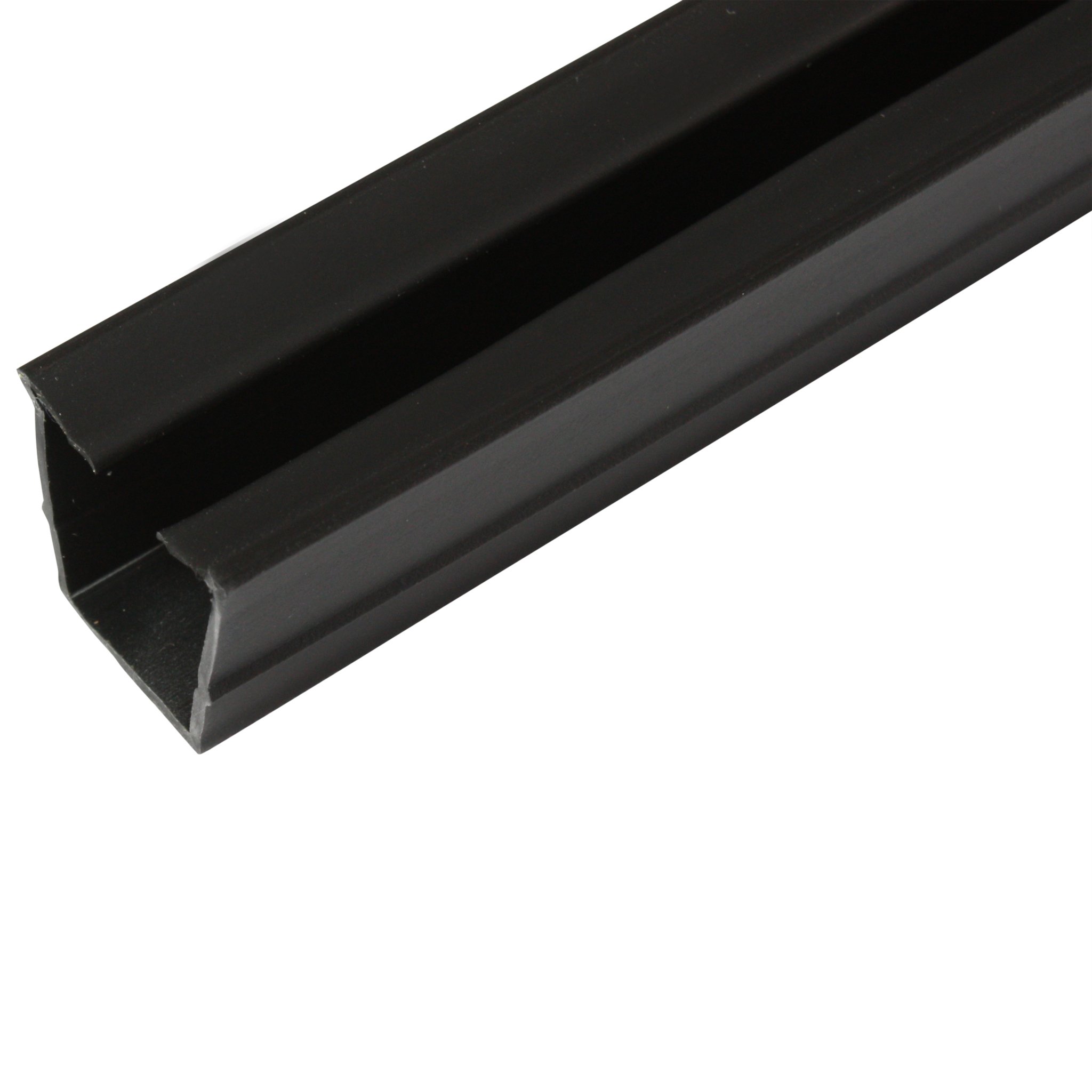 Profilé Nut 10 Type B noir 10x1m anti-vibration pour cadre rigide