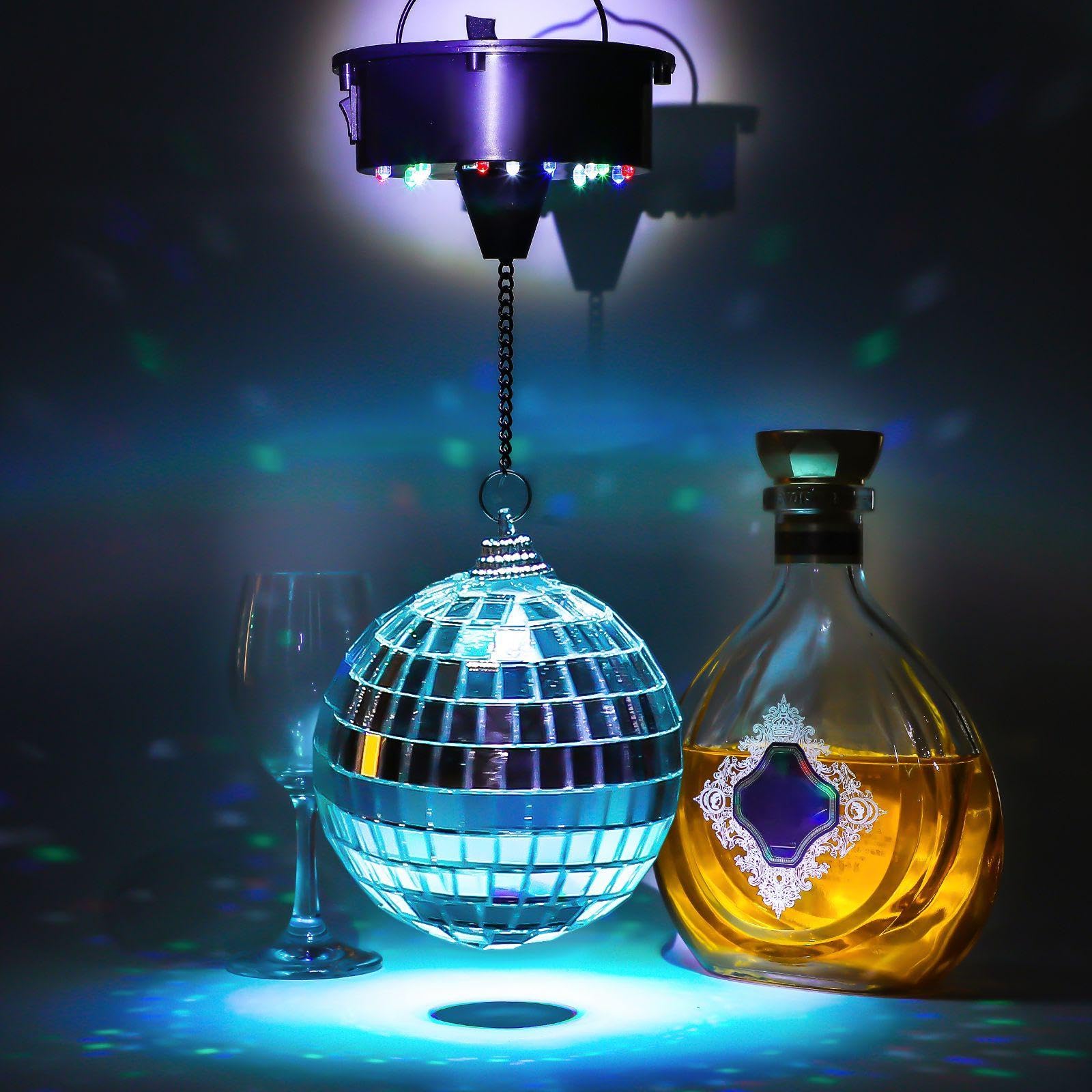 Boule à Facettes Disco Rose - 30cm : Jeux De Lumière Sur Sparklers Club