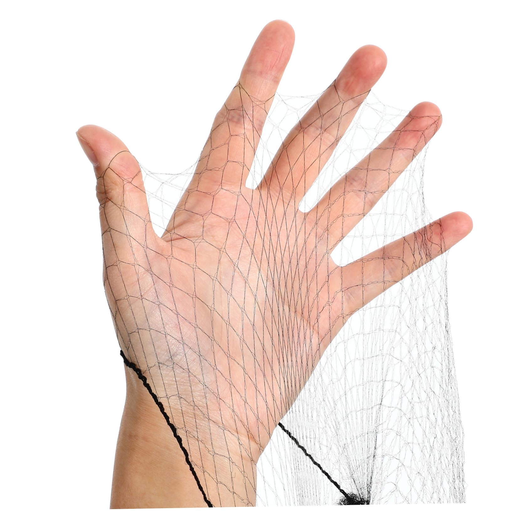 10 Sets Weiche Elastische Netz-haarnetze Schwarze Haarnetze Für Catering Restaurants Krankenhäuser 100 Stück * 10