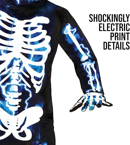 Miniatura 2 de Morph Electric Skeleton Costume Kids Skeleton costume Boys Skeleton Costume For Kids Boys Skeleton Halloween Costume For Kids