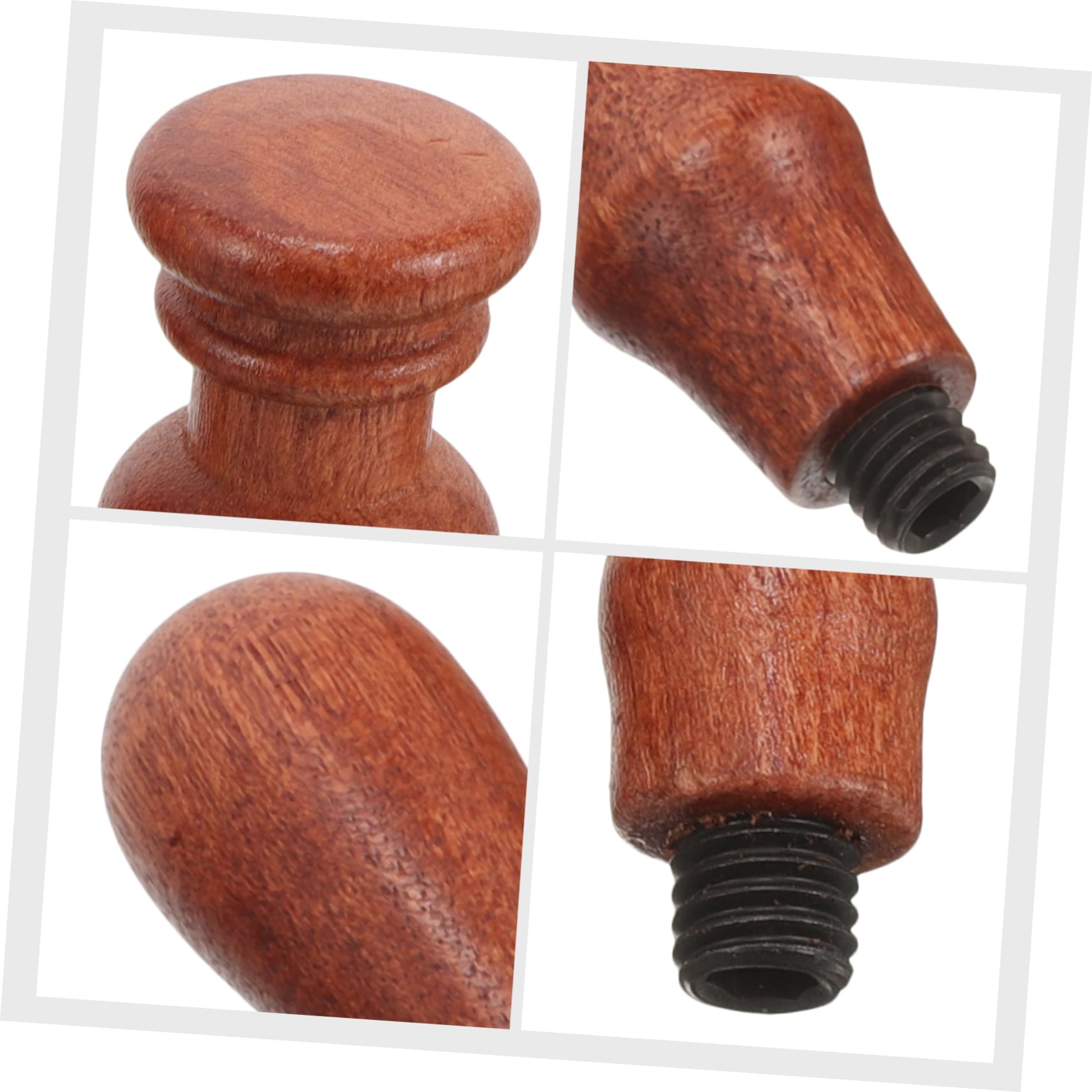 SHINEOFI 5 Sätze Feuerfarbe Griffzubehör Hochzeit Wachs Siegelstempel Und Für Geprägt Briefsiegelstempel Umschlag Versiegelung Griffe Wachssiegel Light Brown Metall 3 Stücke * 5