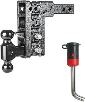 Gen Y Hitch GH-624 Bolt 7018445 Receiver Drop Hitch Lock Bundle