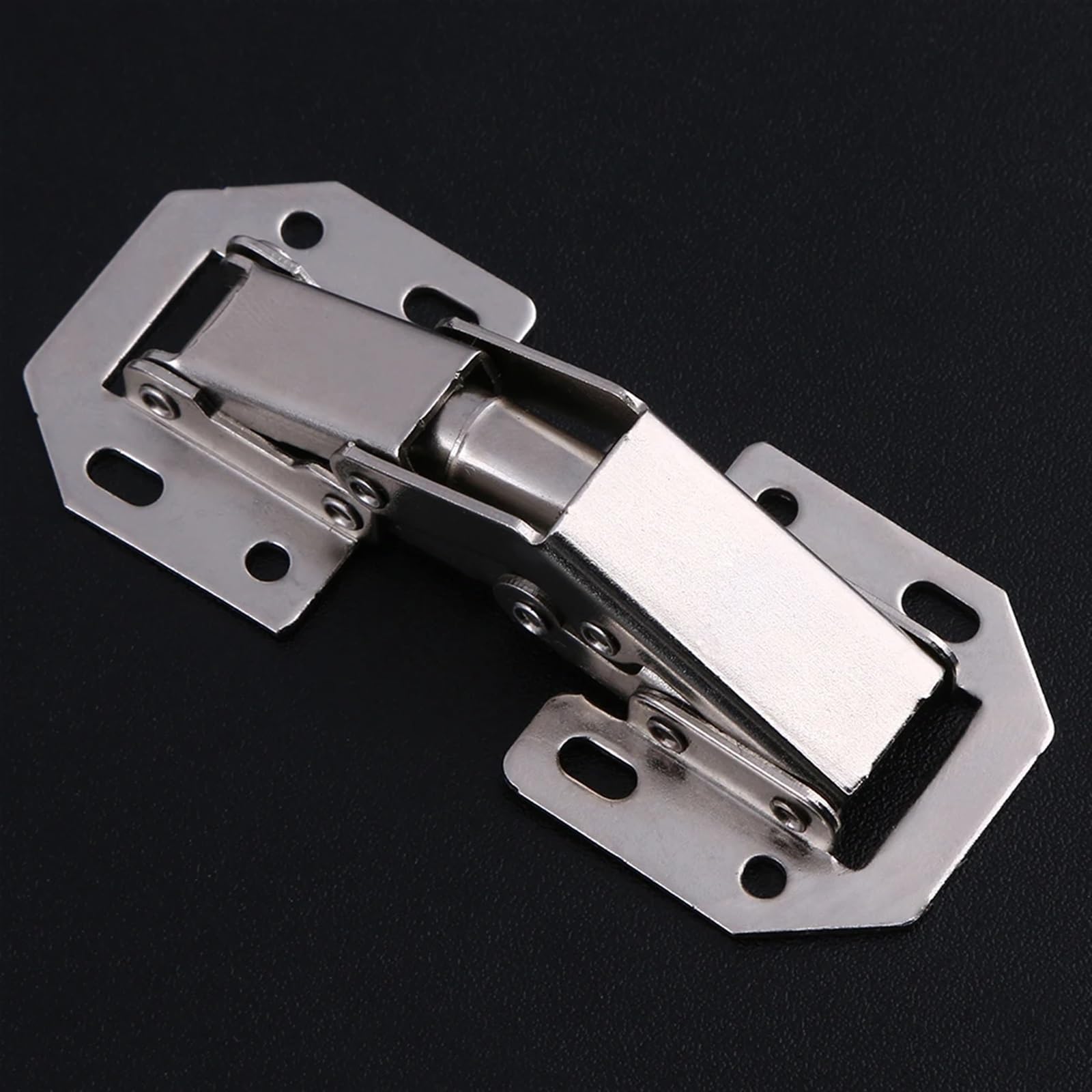 10 stücke Schrank Scharnier 90 Grad 3/4in Keine-Bohrung Loch Tür Hydraulische Scharniere Soft Close Mit Schrauben Möbel hardware Für Schrank Möbel Schranktür