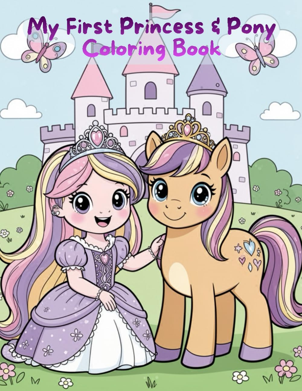 My First Princess & Pony Coloring Book