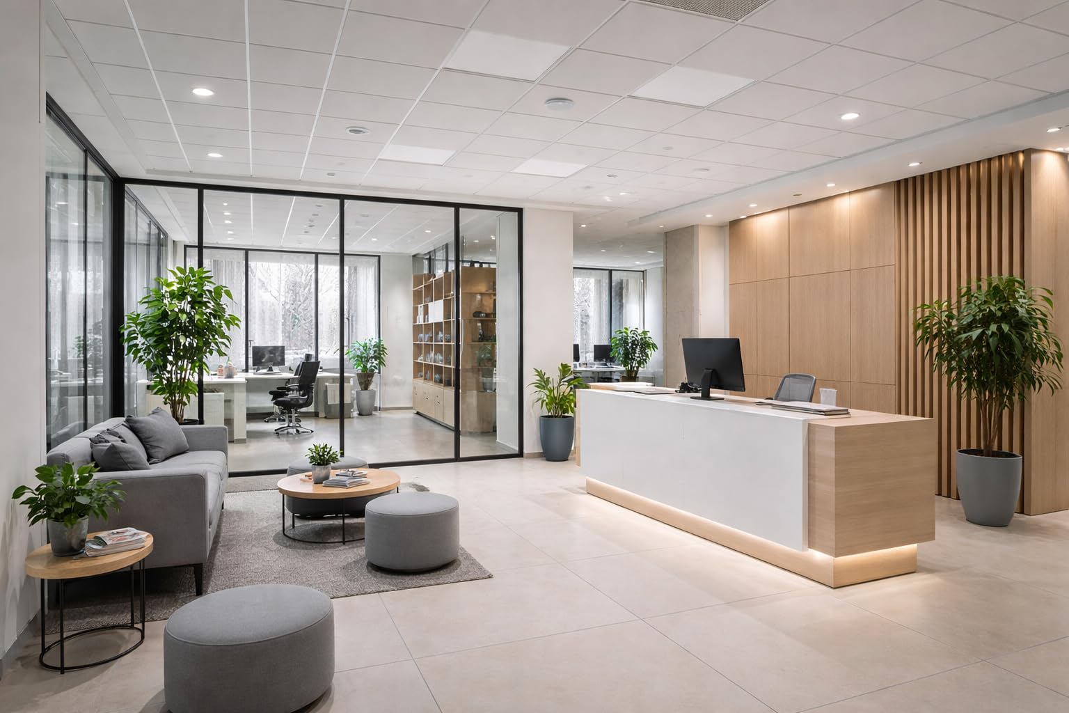 heatness® Infrarot Rasterdeckenheizung 62×62 cm | Heizpanel für Odenwald Rasterdecke 625×625 mm, ideal für Büro, Praxis und Gewerbe, geräuschlos und energieeffizient.