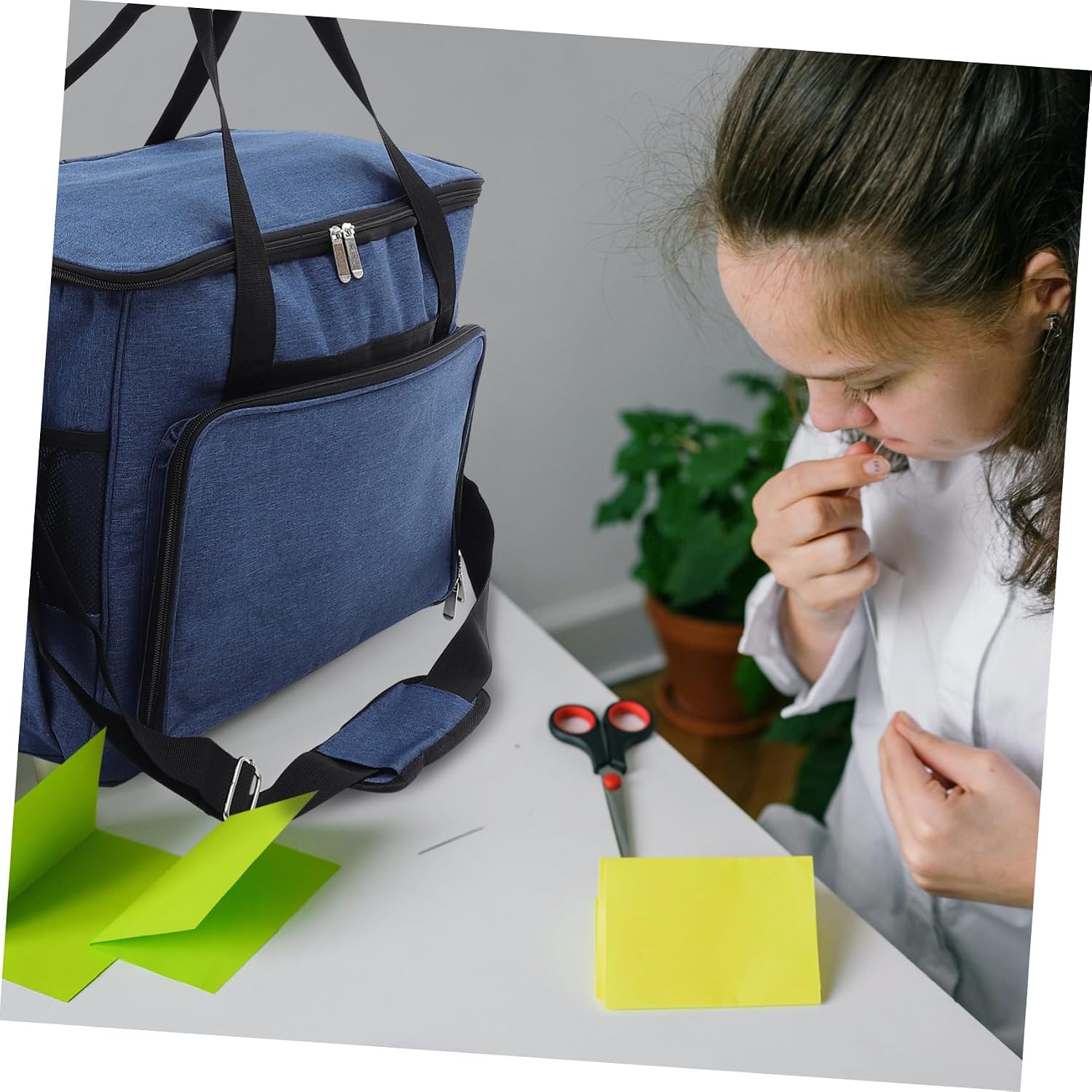 Ergonomic Sewing Machine Bag Compact Storage Pouch for Handheld and Mini Machines