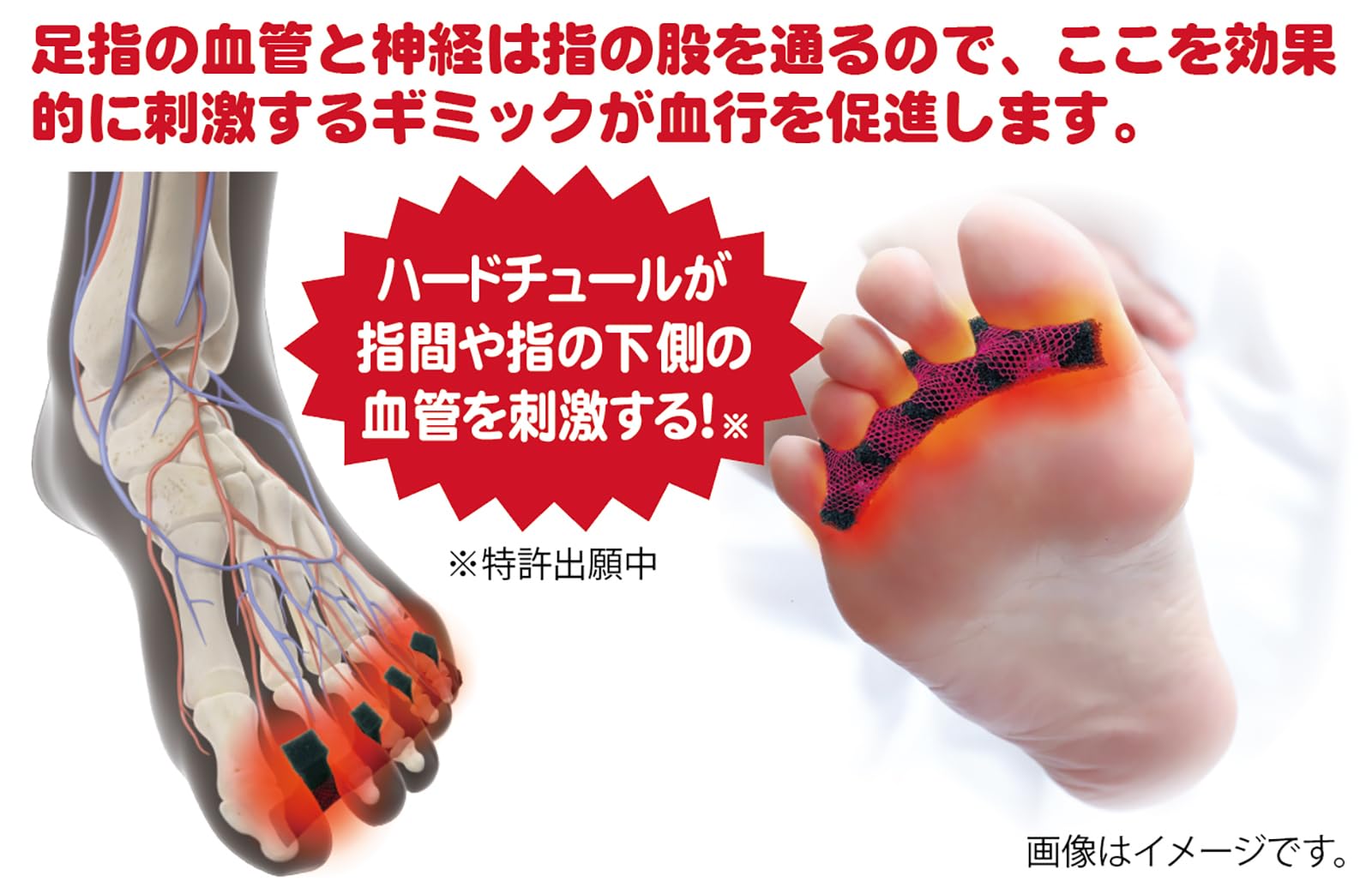 Amazon.co.jp: あしゆびマッサージ楽々 Lサイズ (パープル) フットケア