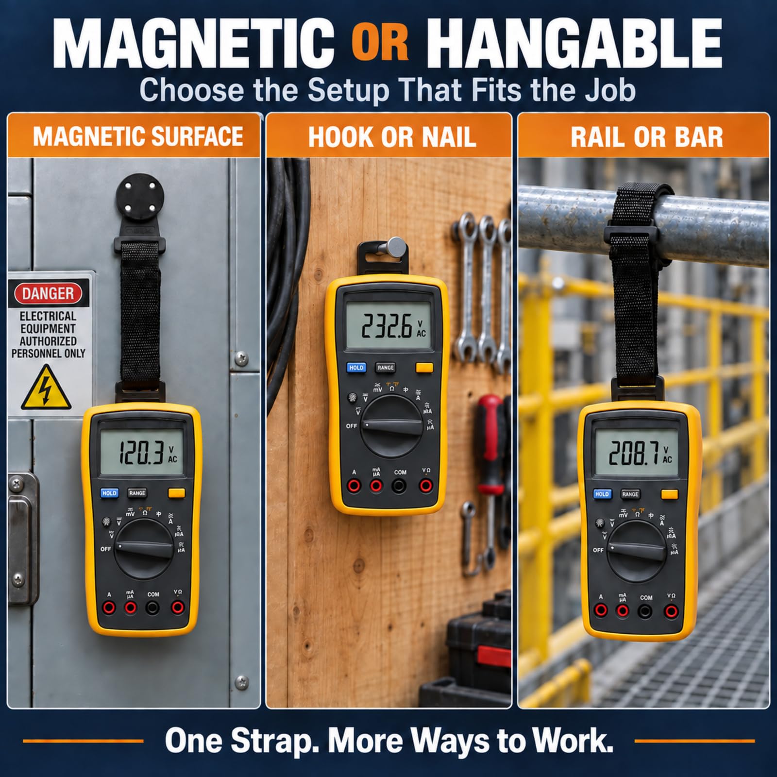 Magnetic Multimeter Hanger - Keep Your Meter Secure -5