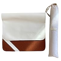 Vista 17 de Uniklook Cambiador portátil de cuero para bebé, cambiador de bebé de cuero vegano, cambiador de bebé de viaje, cambiador de bebé, tapete cambiador