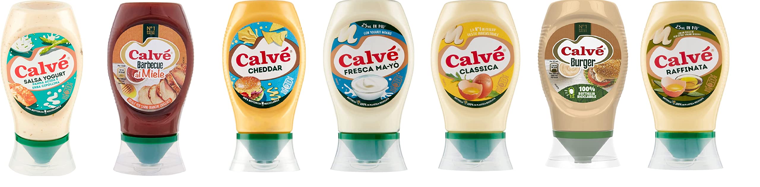 Testpaket Calvè Salsa sauces Mayonnaise mayo classica salsa burger top down 7 stuck