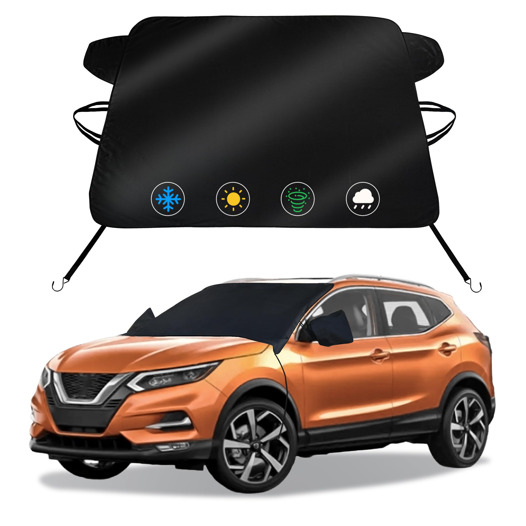 Windshield Cover for Ice &amp; Snow for Nissan Rogue 2021-2025 2026 2027