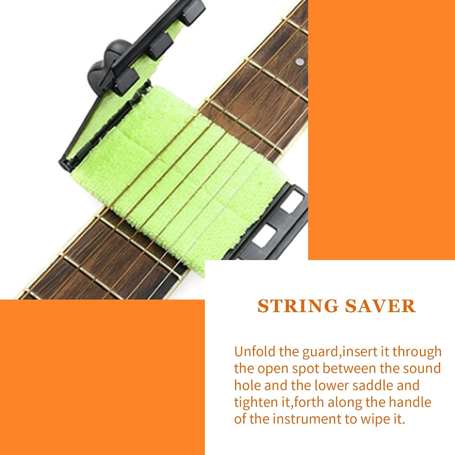 Guitar Cleaner Care Cleaning Kit,Maintenance Kit 11 Pack,Beeswax,Polish,Lemon Oil,String Oil,String Saver,String Guard Pen(Random Color),Winder,Guitar Strings,String Brush,Cleaning Cloth,Case