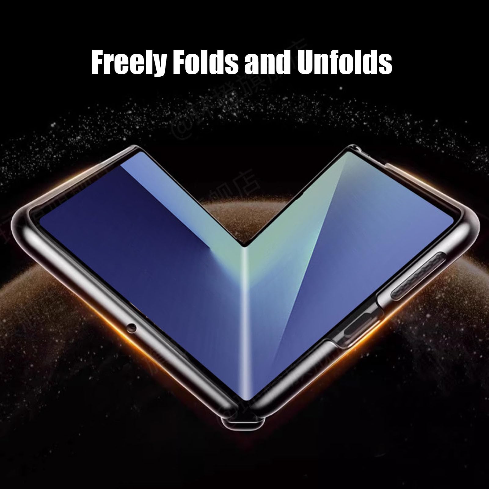 Skórzane etui do Samsung Galaxy Z Fold 7, matowe pełne owinięcie ochrona ekranu galwanizowana pokrywa zawias uchwyt odporny na wstrząsy powłoka, zielony, składany 7