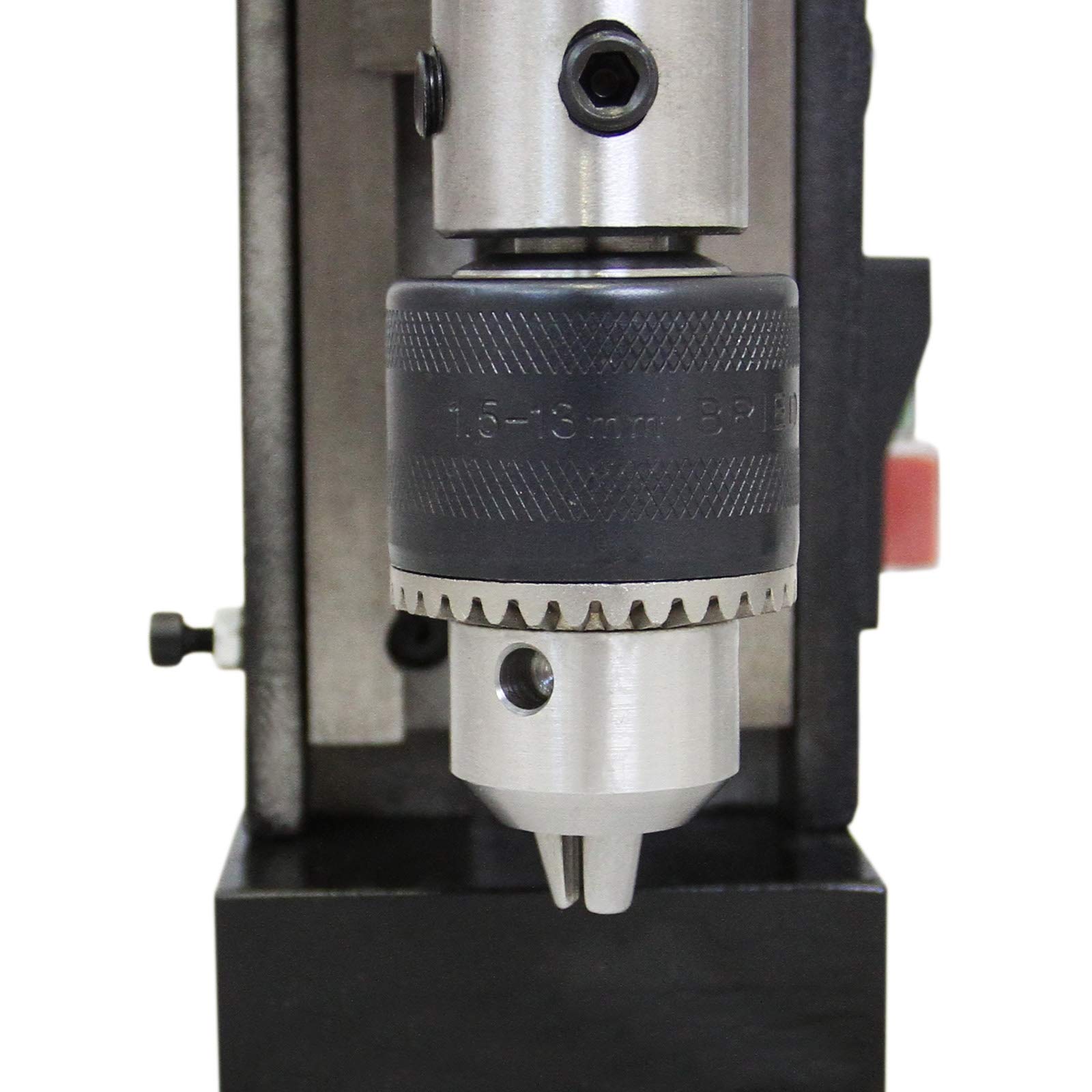 Trapano Industriale Colonna Magnetico macchinario 230V Diametro 35mm Perforare Carotatrice Adattaore Ferrovie Nave Edificio Ponti Ingegneria Elettrico Costruzioni