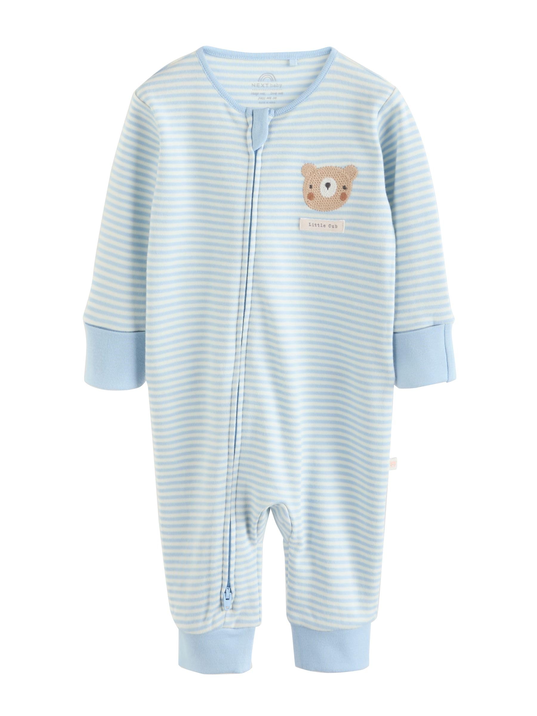NEXT Bébé garçon Dors-Bien bébé à Zip Double Sens, Lot de 3