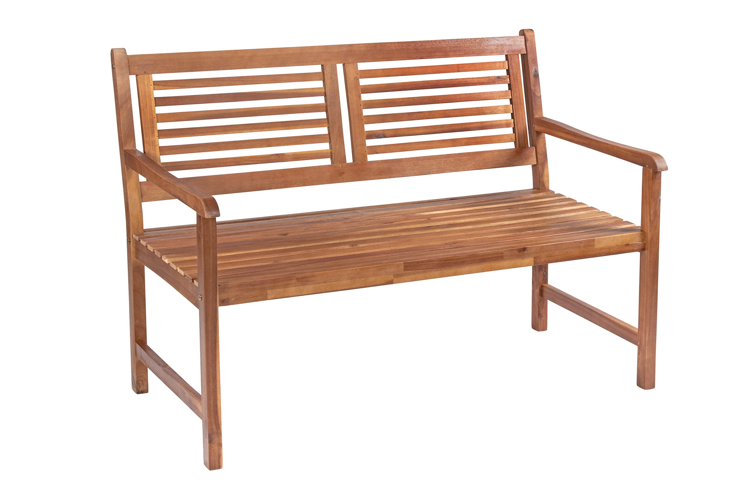 SAM 2-Sitzer Gartenbank Cordoba 110 cm, Akazienholz geölt, Sitzbank | Bank, pflegeleichtes Massivholz, Holzbank geeignet für Garten, Balkon oder Terrasse