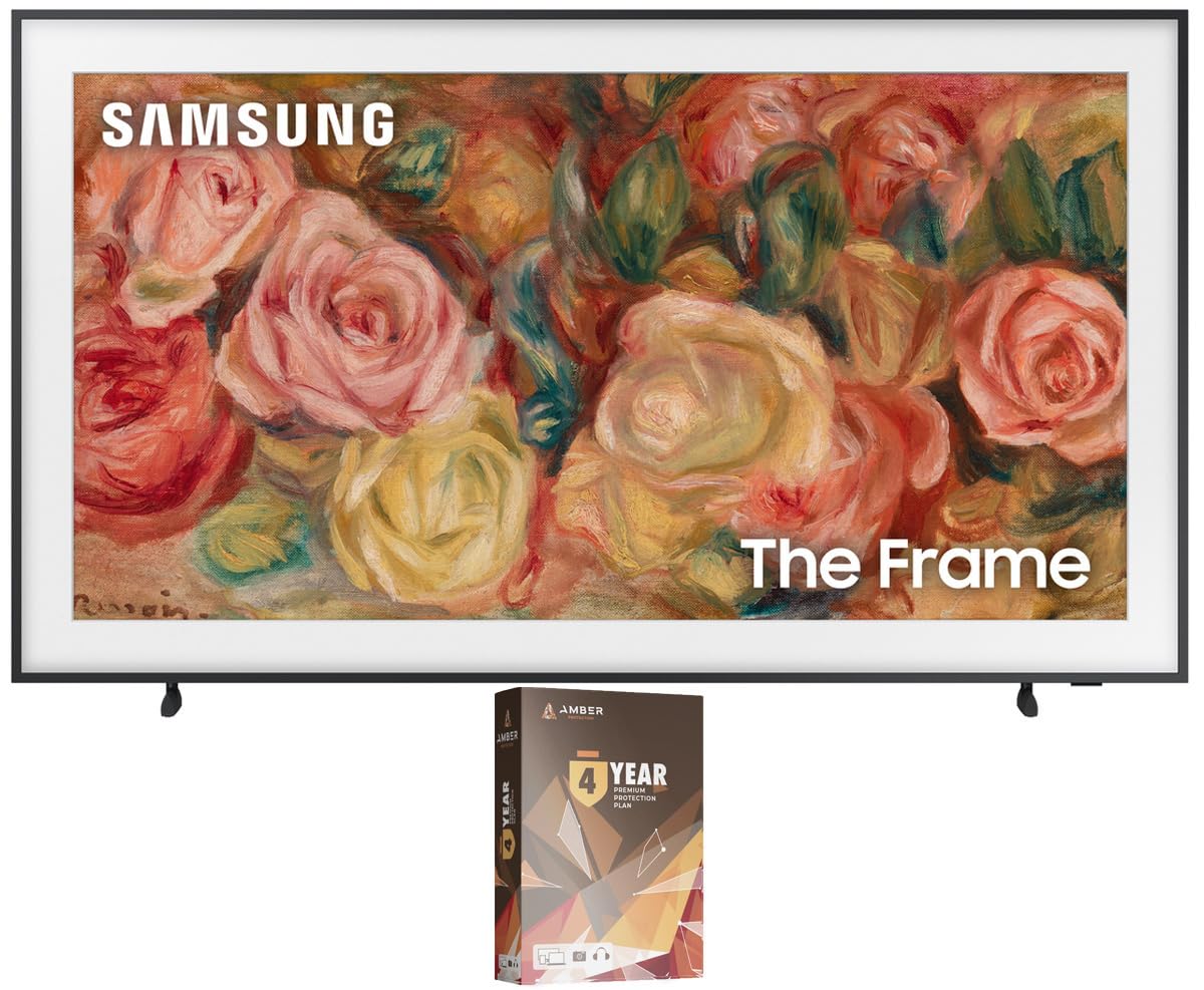 Samsung QN75LS03DAFXZA 75 Inch The Frame 4K Smart Quantum HDR TV with 4 Year Amber Protection Plan (2024)