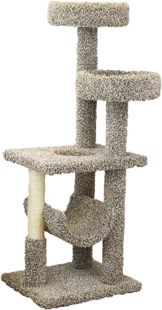New Cat Condos 140009-Neutral Large Cat Play Gym Cat Tree