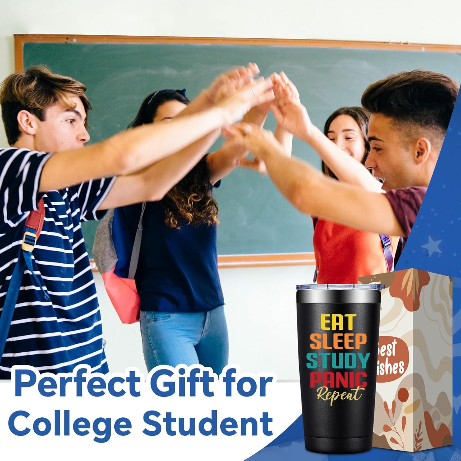 College Student Gifts - Christmas Gifts for School Student Women Men - College Students Gift for Guys - 20oz Tumbler - Image 2