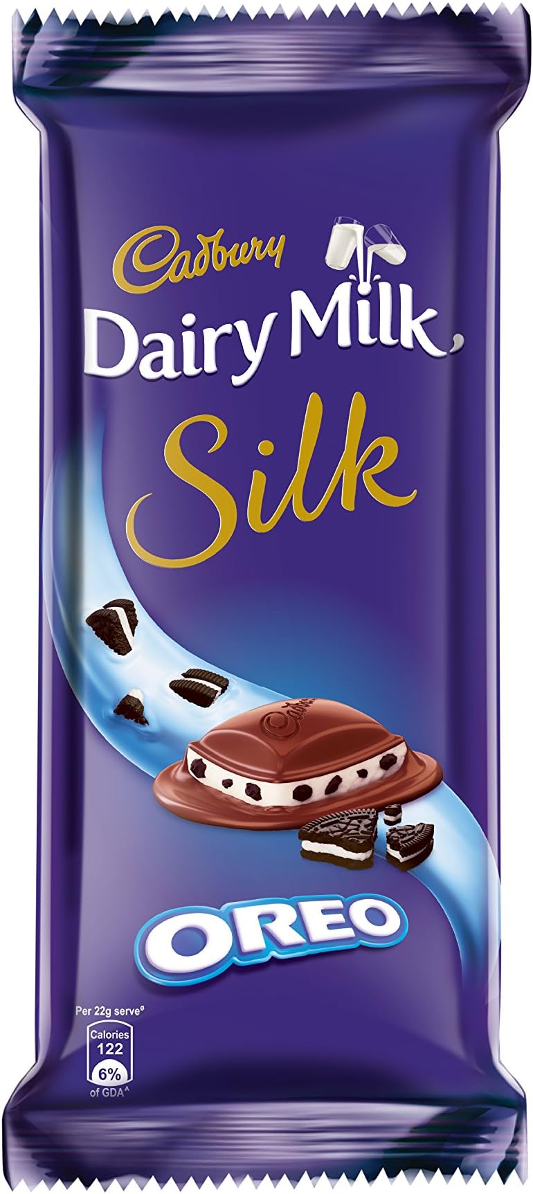 Cadbury Dairy Milk Silk Oreo Chocolate Bar, 130 Gm