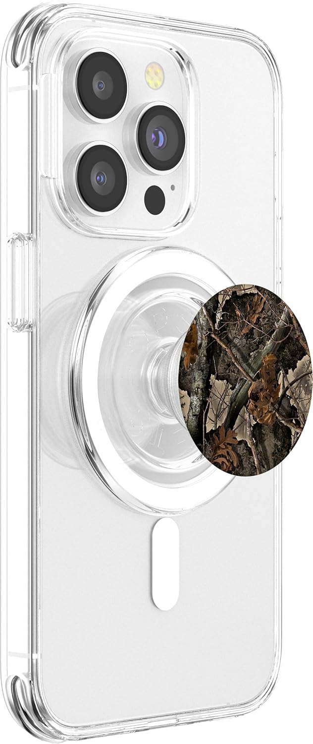 Duck Hunter Camo Popsocket Hunting Woodland Camo Hunter Camo PopSockets MagSafe PopGrip for iPhone
