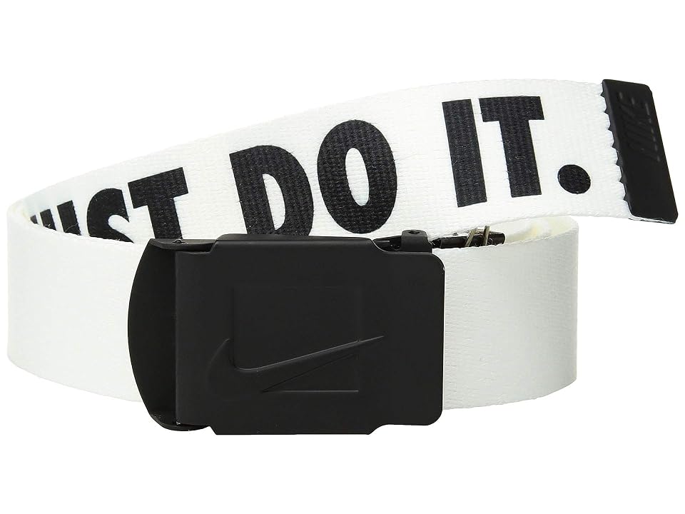 

Nike Just Do It Web (White) Men's Belts